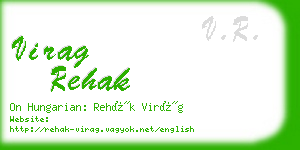 virag rehak business card